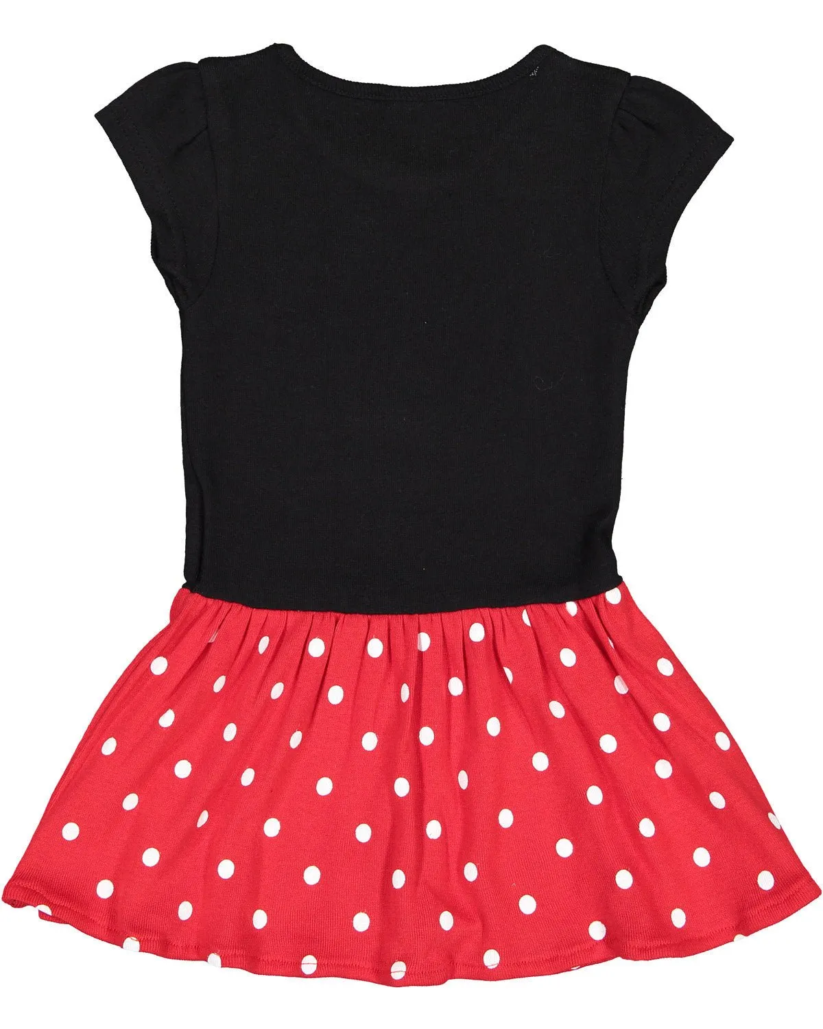 5323-Rabbit Skins-BLACK/ RED DOT