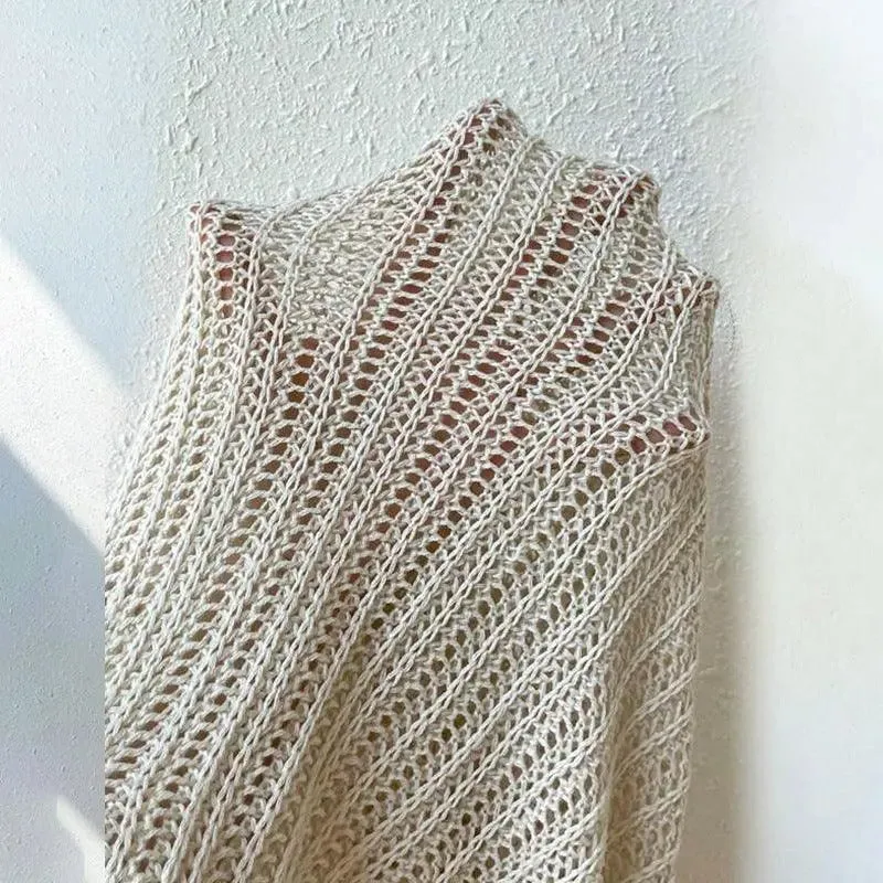 Bohemian Breeze Off-Shoulder Crochet Cover-Up