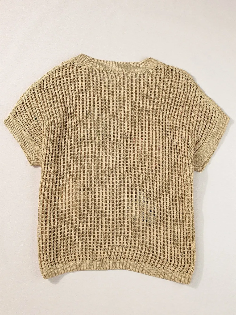 Bohemian Crochet Knit Summer Beach Top