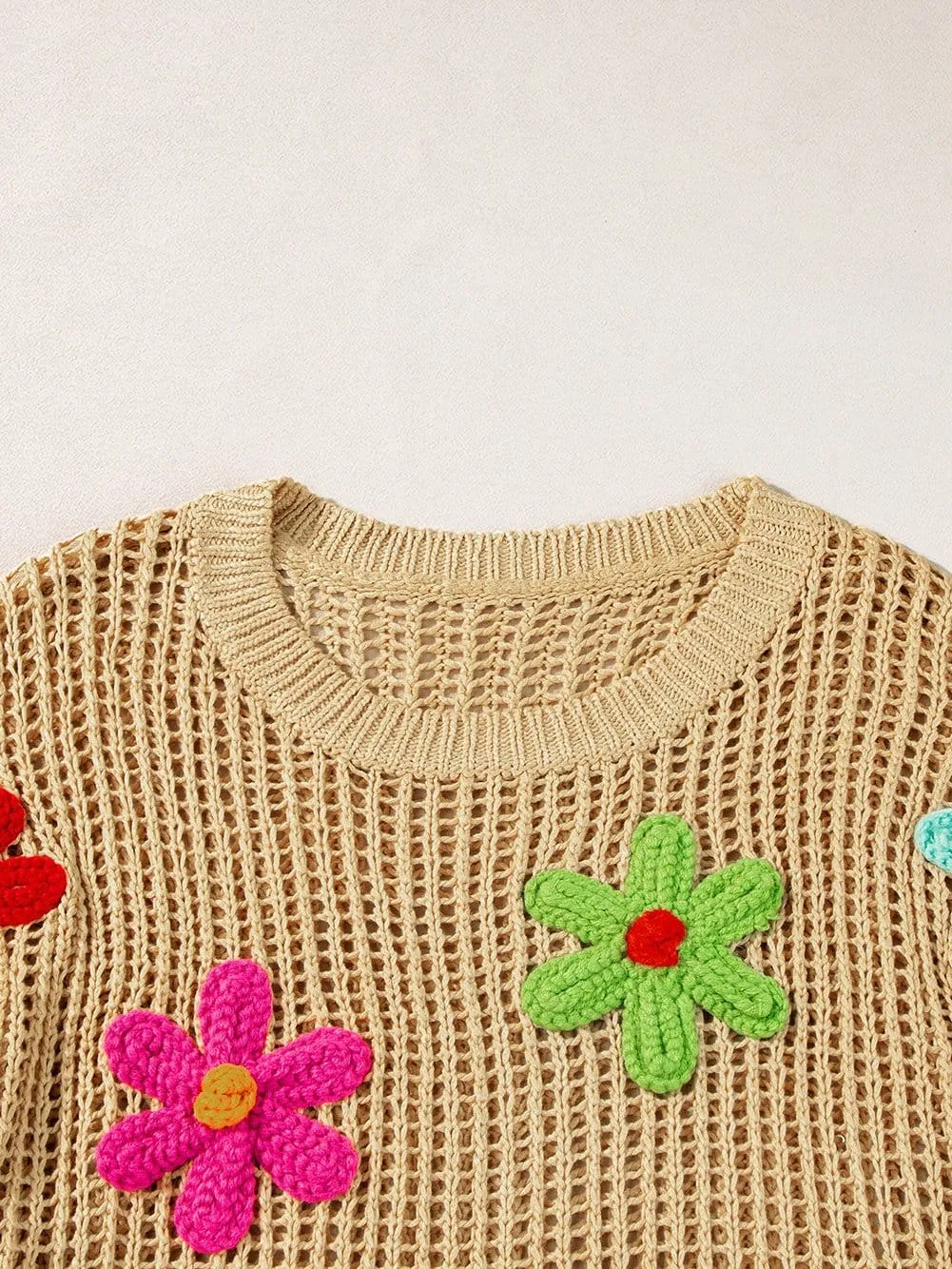Bohemian Crochet Knit Summer Beach Top