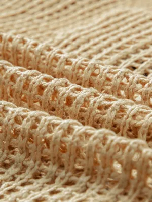 Bohemian Crochet Knit Summer Beach Top