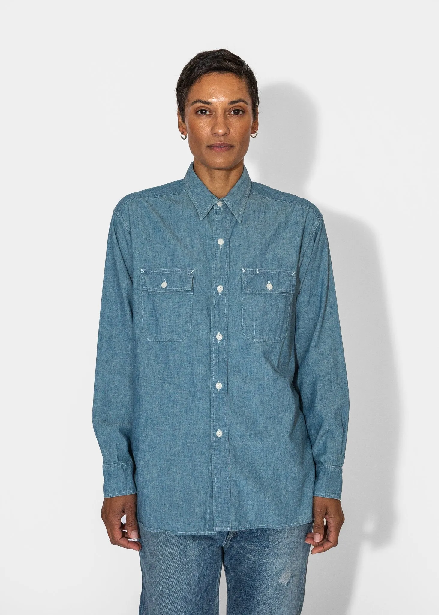 Chambray Work Shirt in Chambray