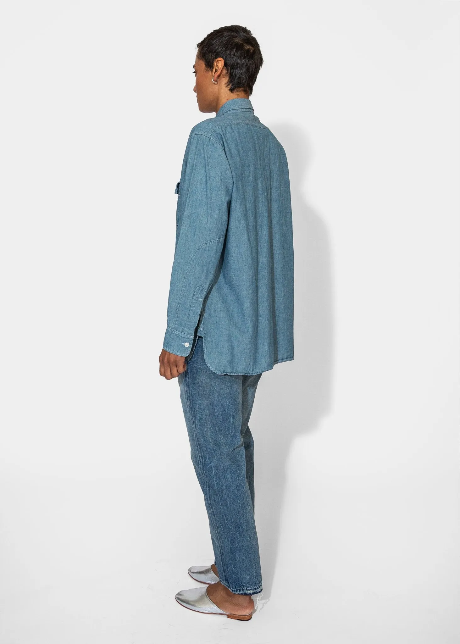Chambray Work Shirt in Chambray
