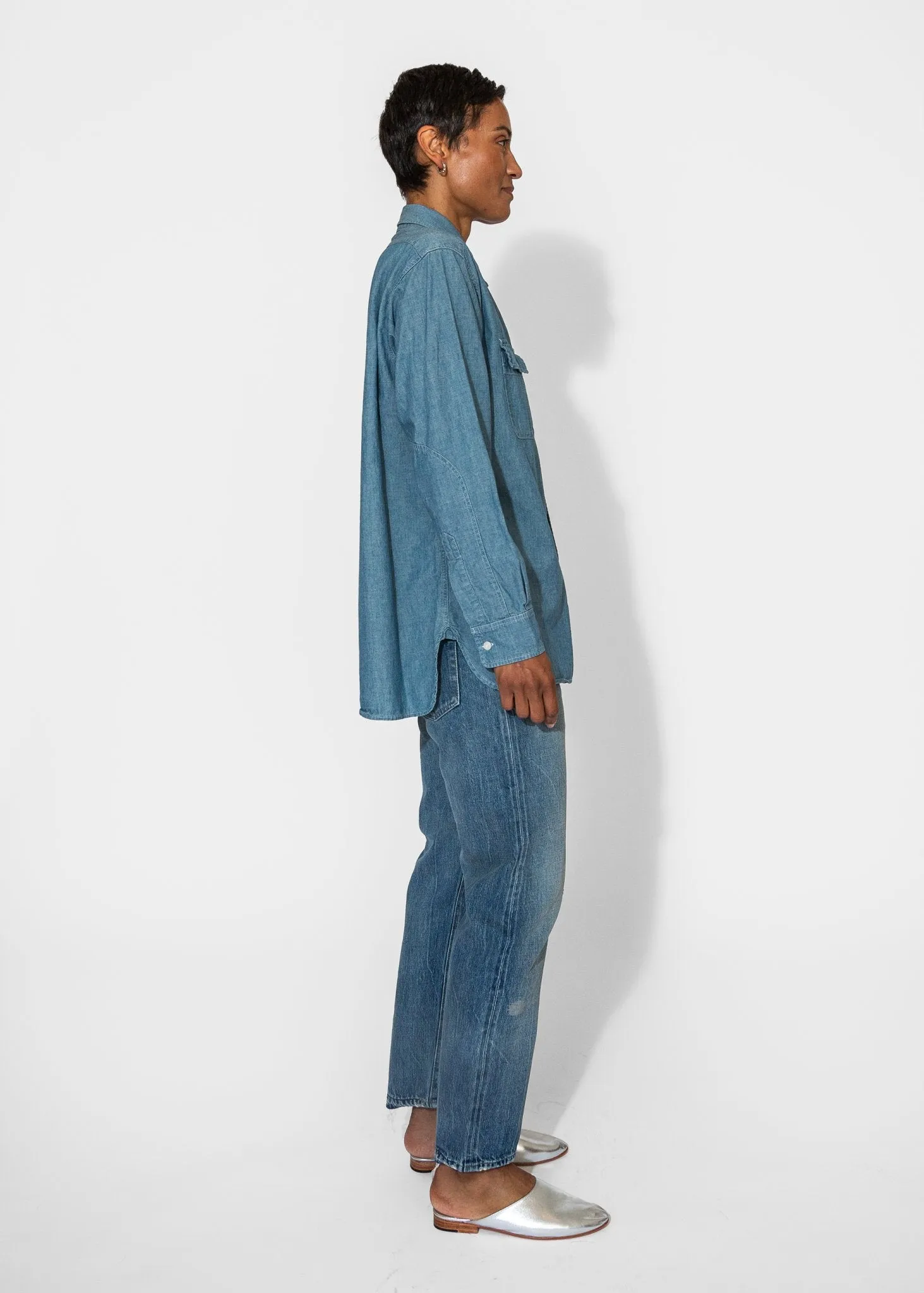 Chambray Work Shirt in Chambray