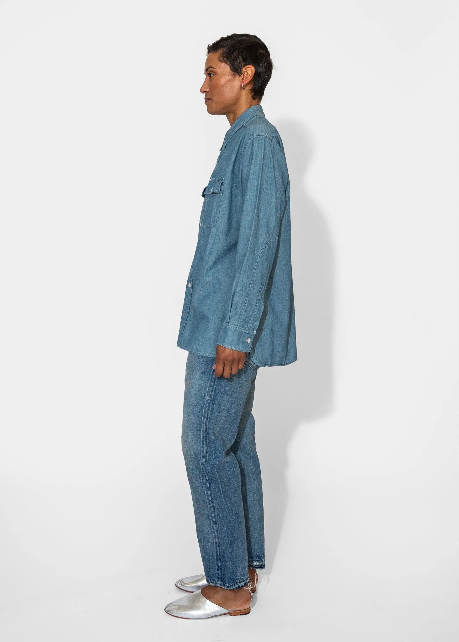 Chambray Work Shirt in Chambray