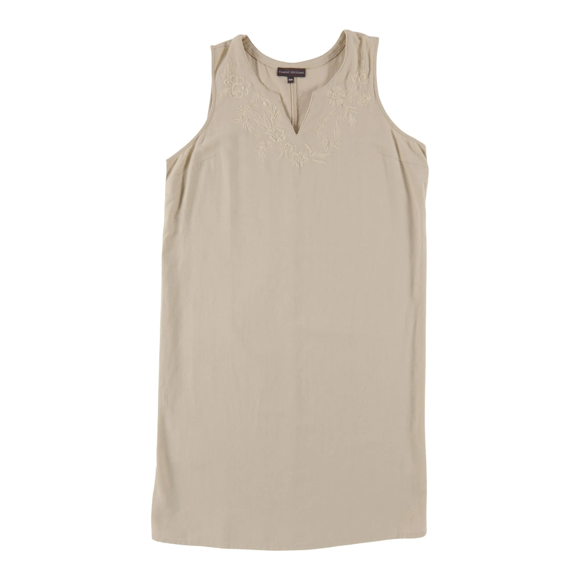 Classic Editions Women's Sleeveless Linen Dress