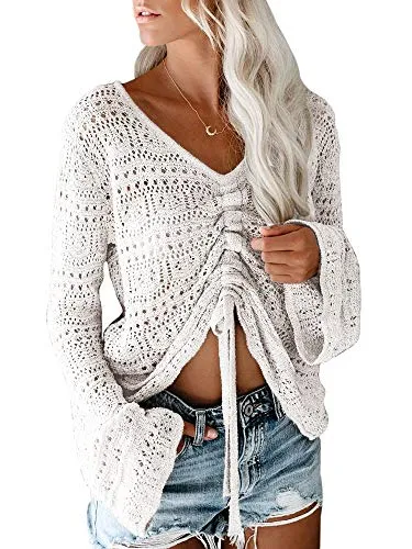 Durango Crochet Ruched Top