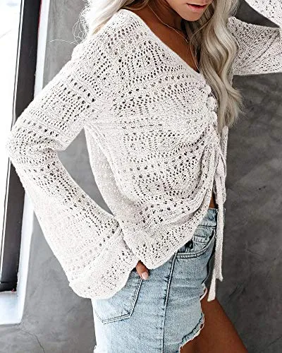 Durango Crochet Ruched Top
