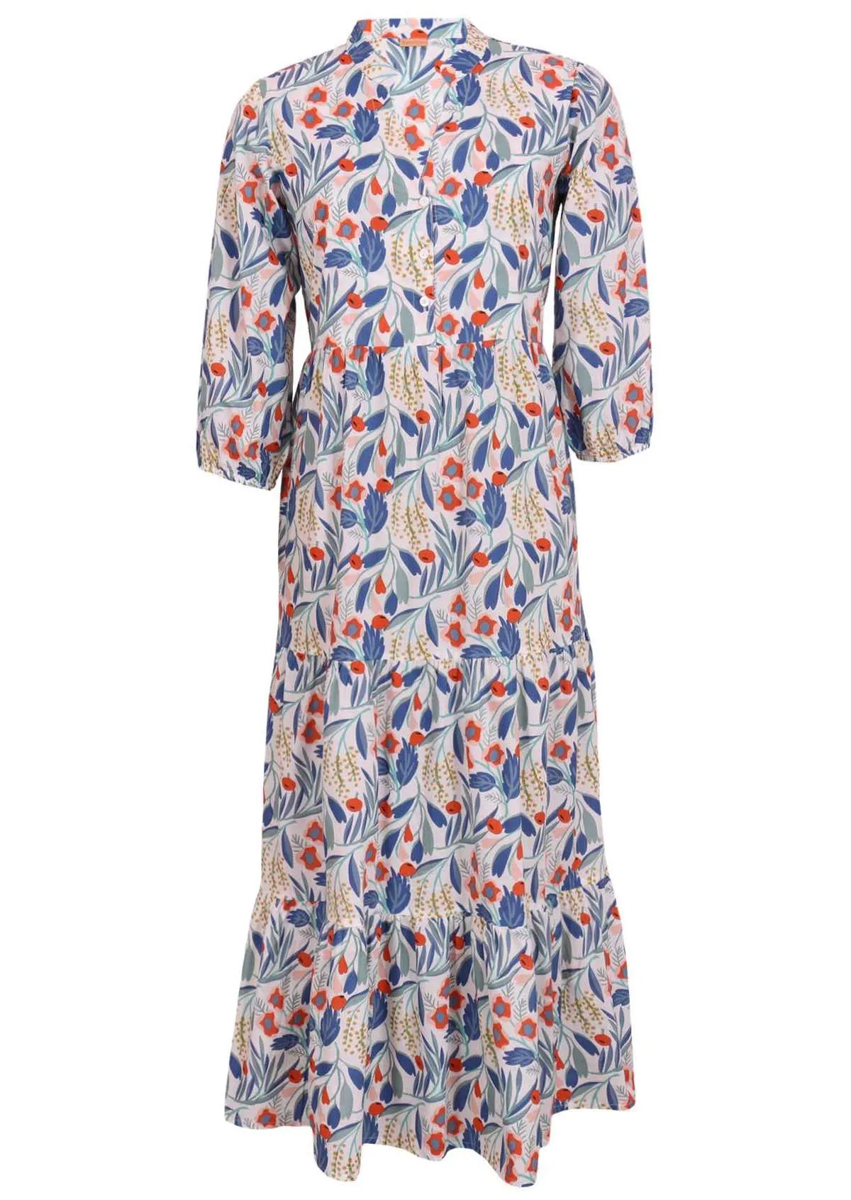 Elder Flower Tiered Maxi Dress