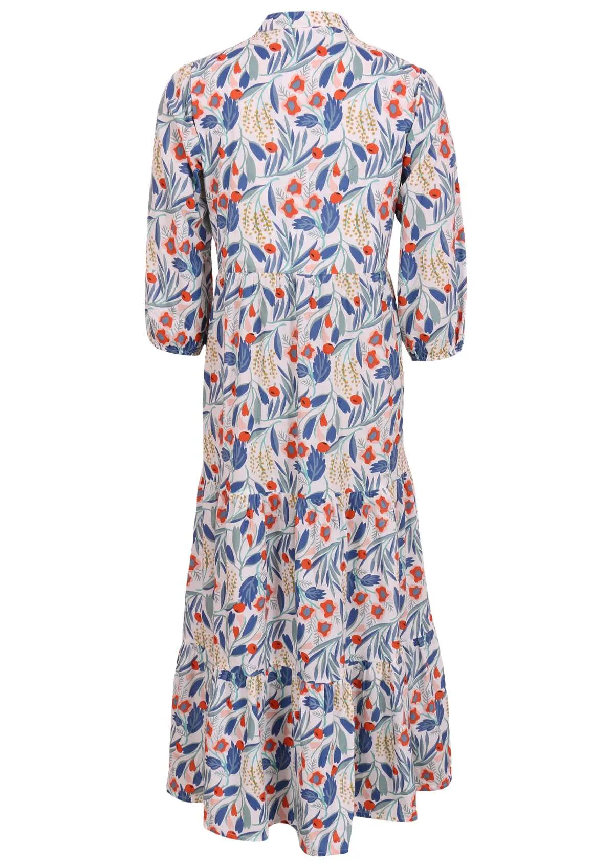Elder Flower Tiered Maxi Dress
