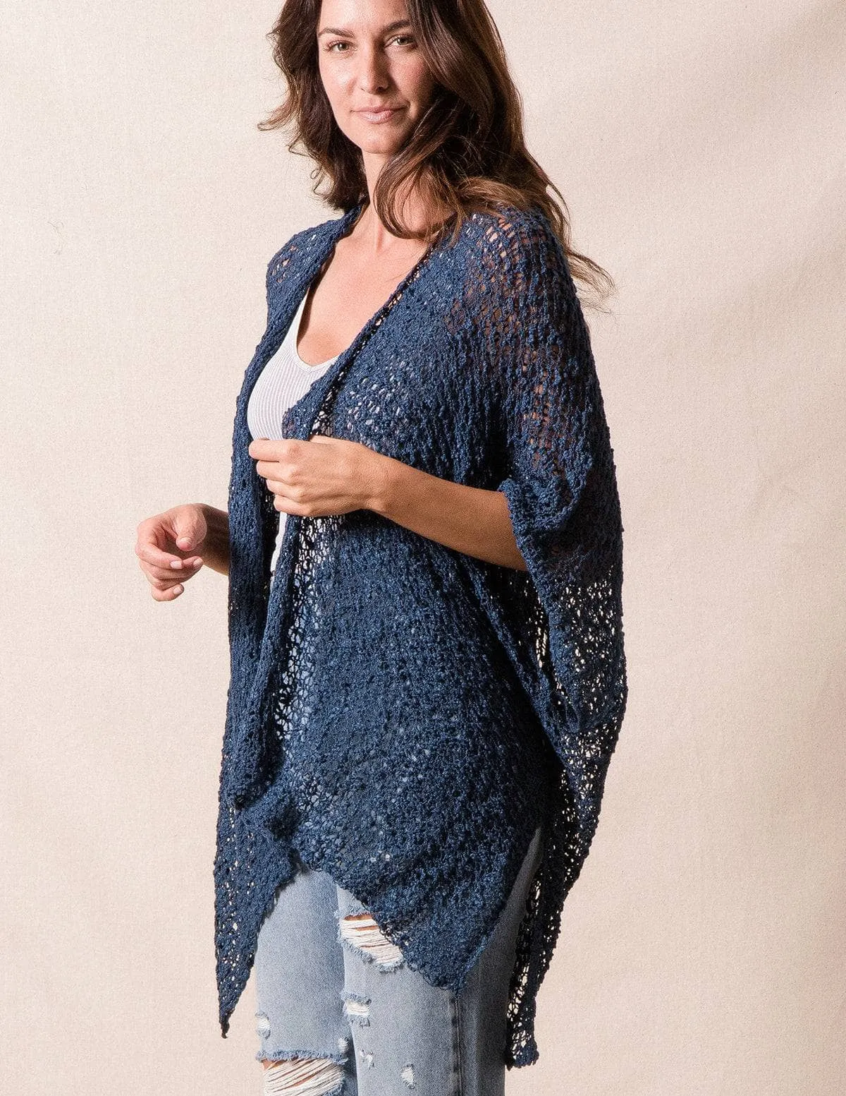 Handwoven Riva Knit Kimono
