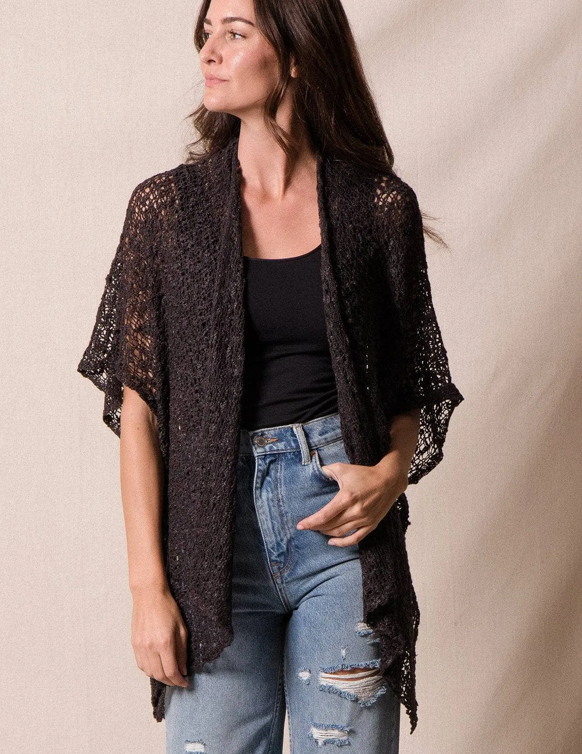 Handwoven Riva Knit Kimono