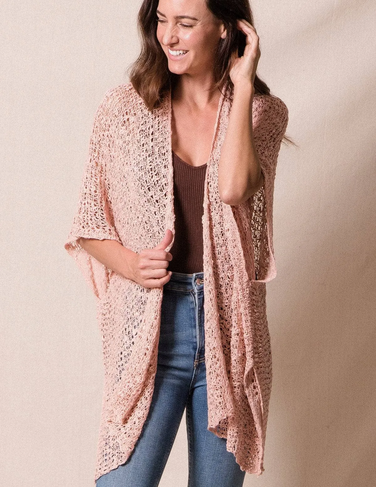 Handwoven Riva Knit Kimono