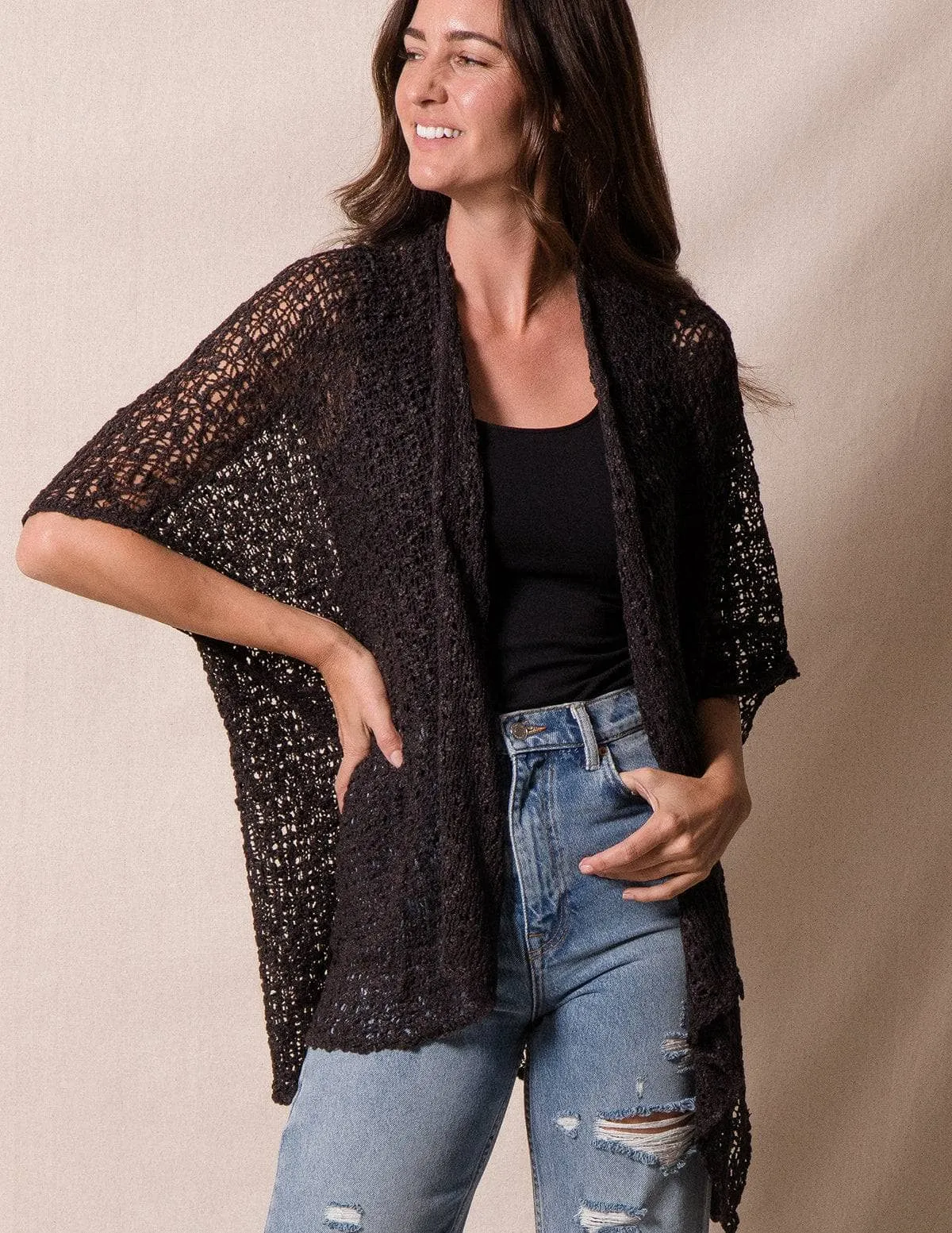 Handwoven Riva Knit Kimono