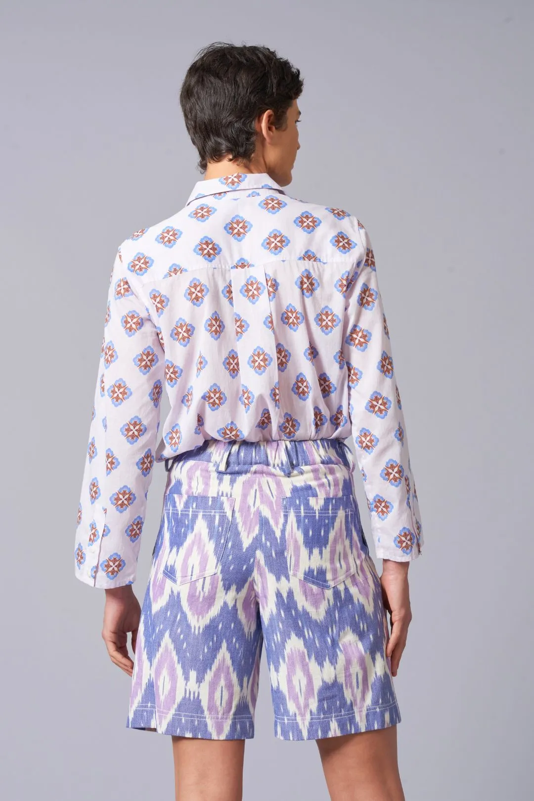 Ikat Tailored Shorts
