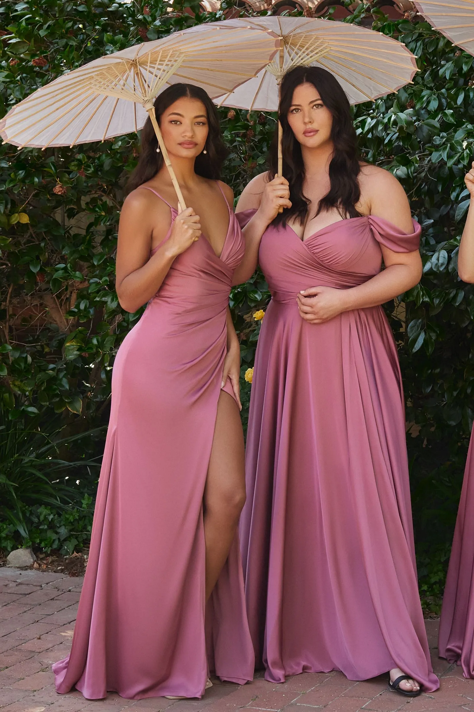 LA Divine - A-line Off the Shoulder Dress