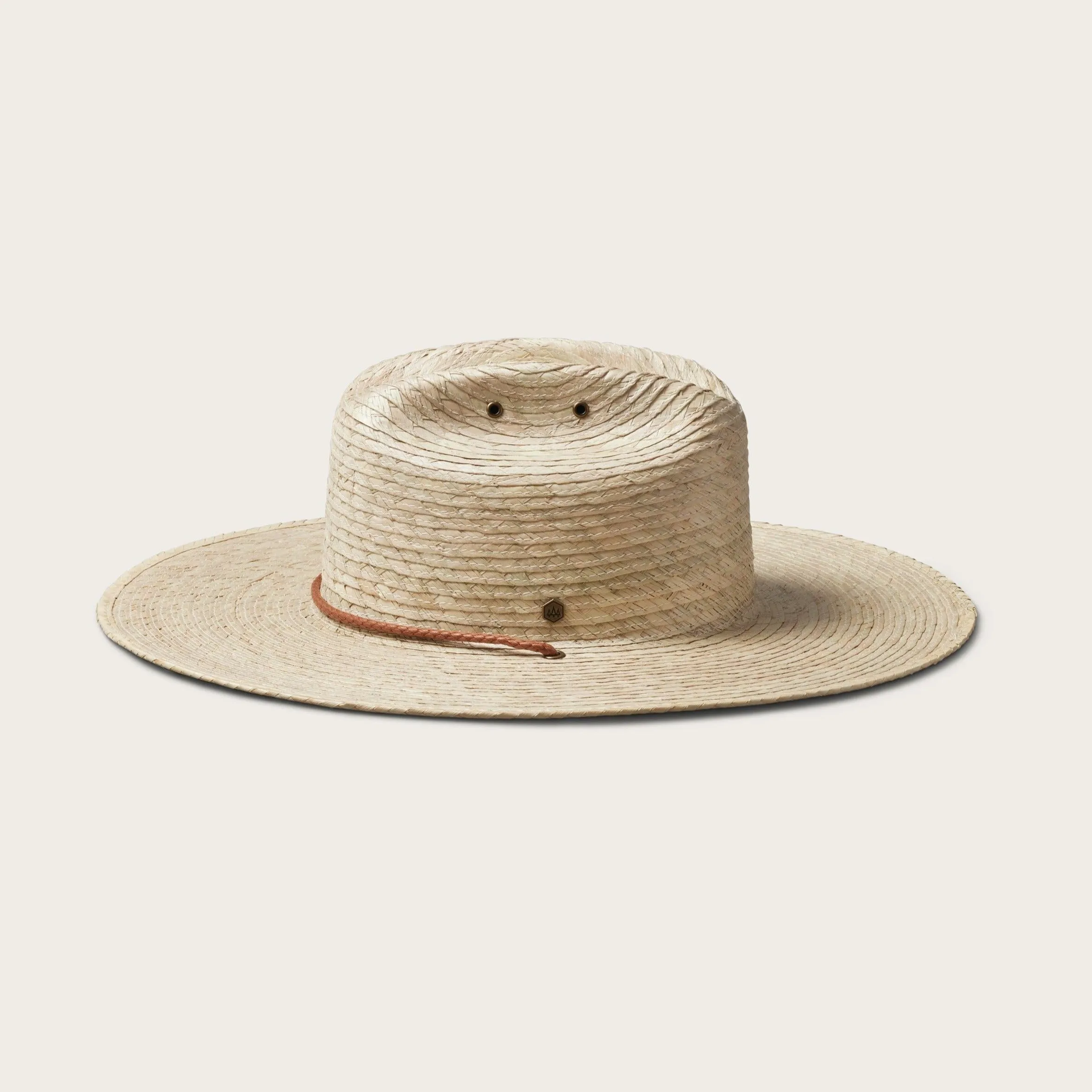 Lightweight Straw Fedora in Natural