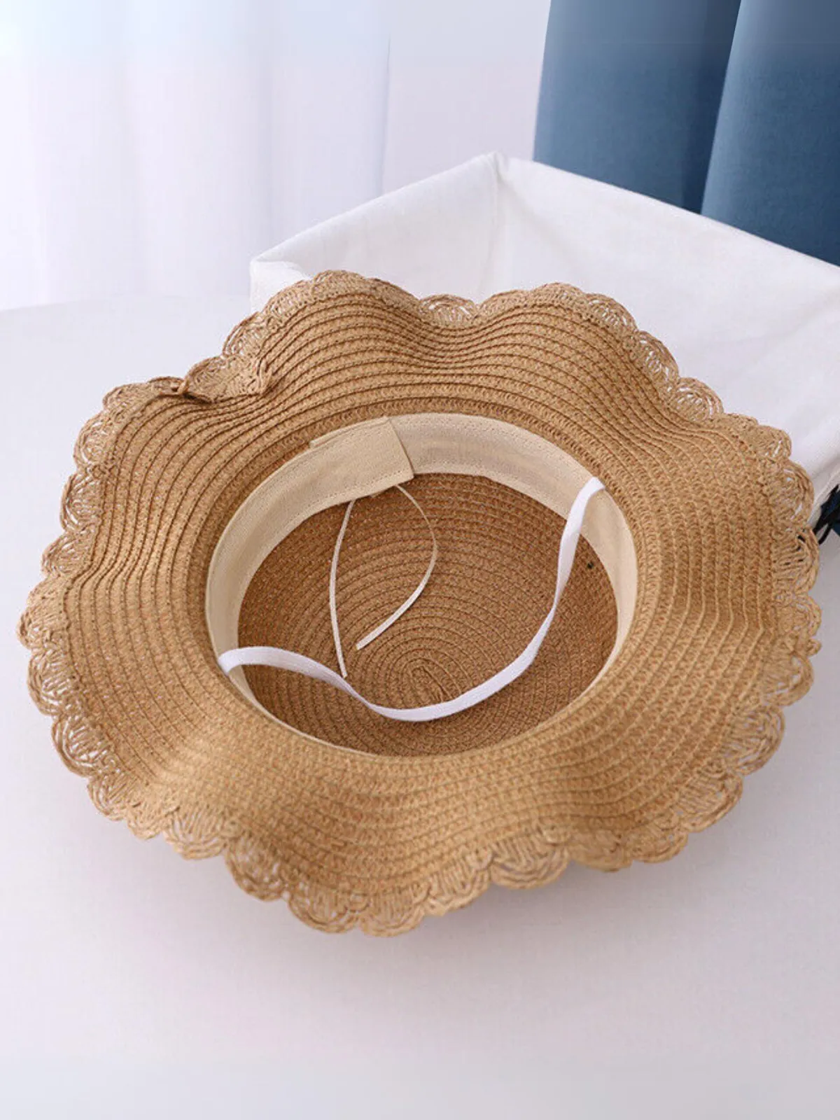 Little Blossom Daisy Straw Hat Set