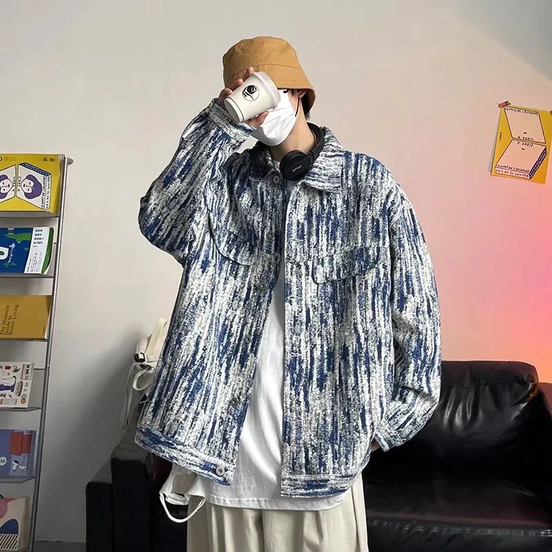 Men Denim Jacket Men's Denim Jacket Men's Winter Jacket Autumn