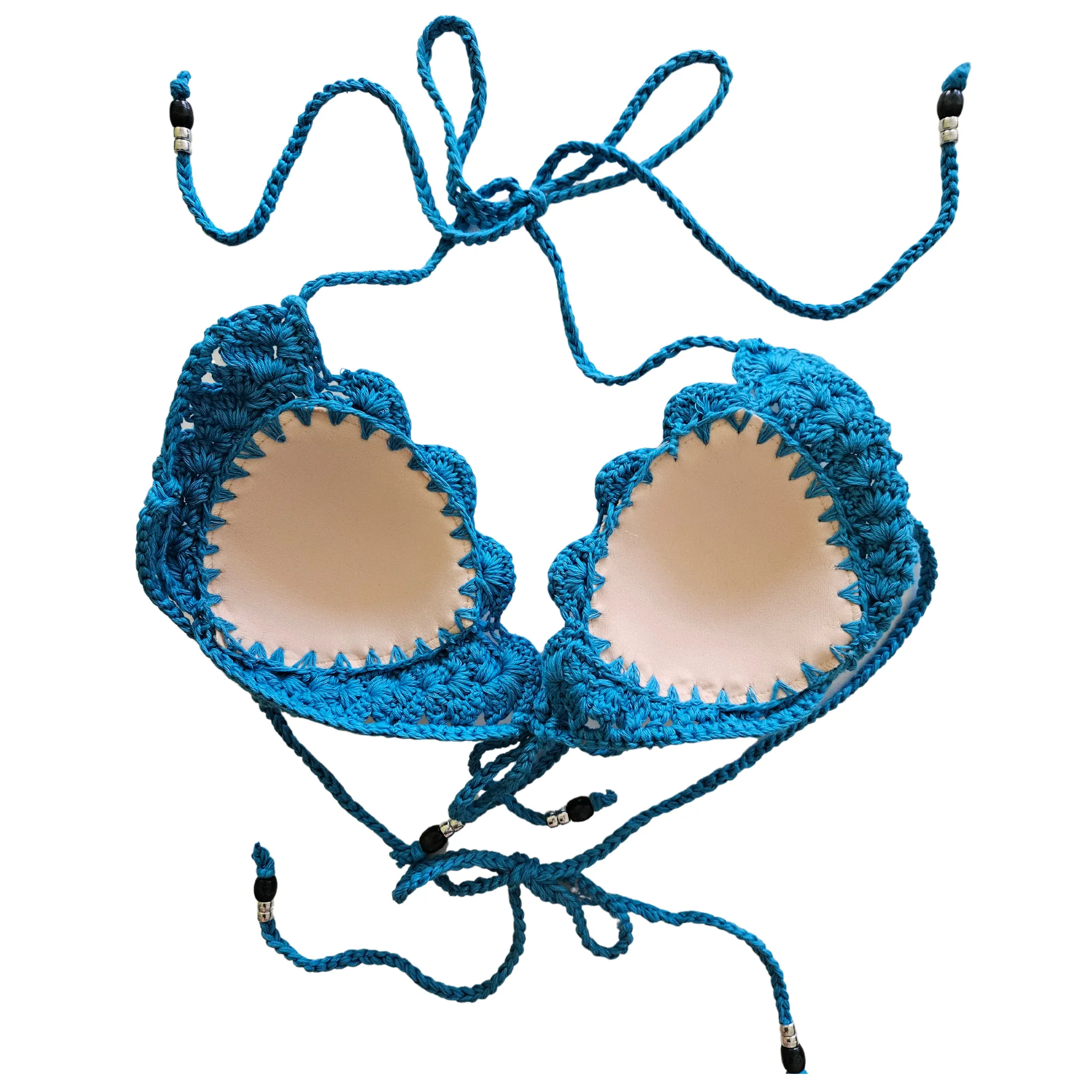 Mermaid Crochet Tie Straps Top