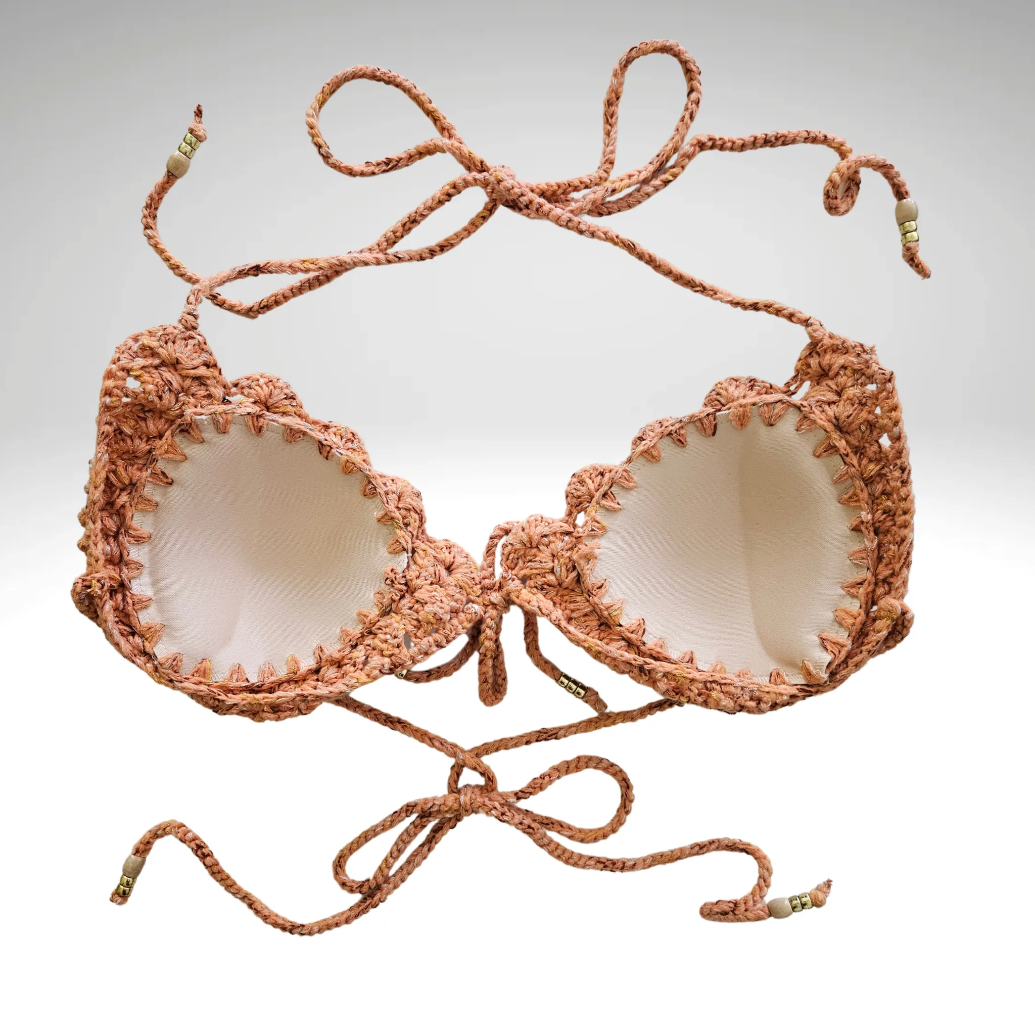 Mermaid Crochet Tie Straps Top