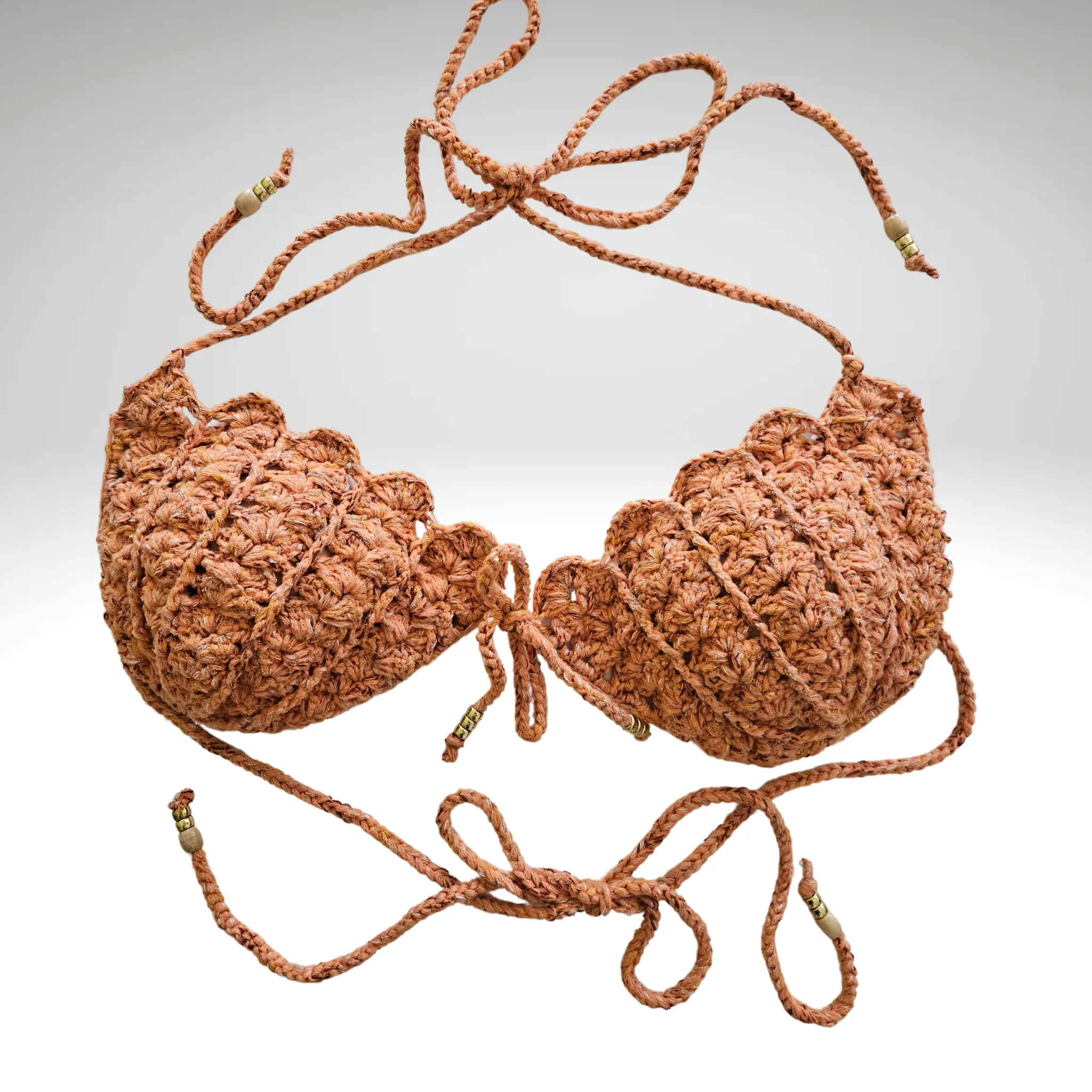 Mermaid Crochet Tie Straps Top