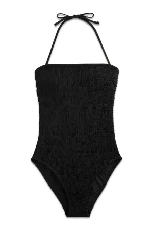 Milos Smocked Bandeau Swimsuit