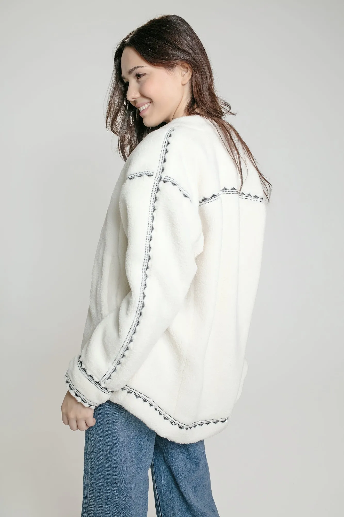 POPPY BORG JACKET