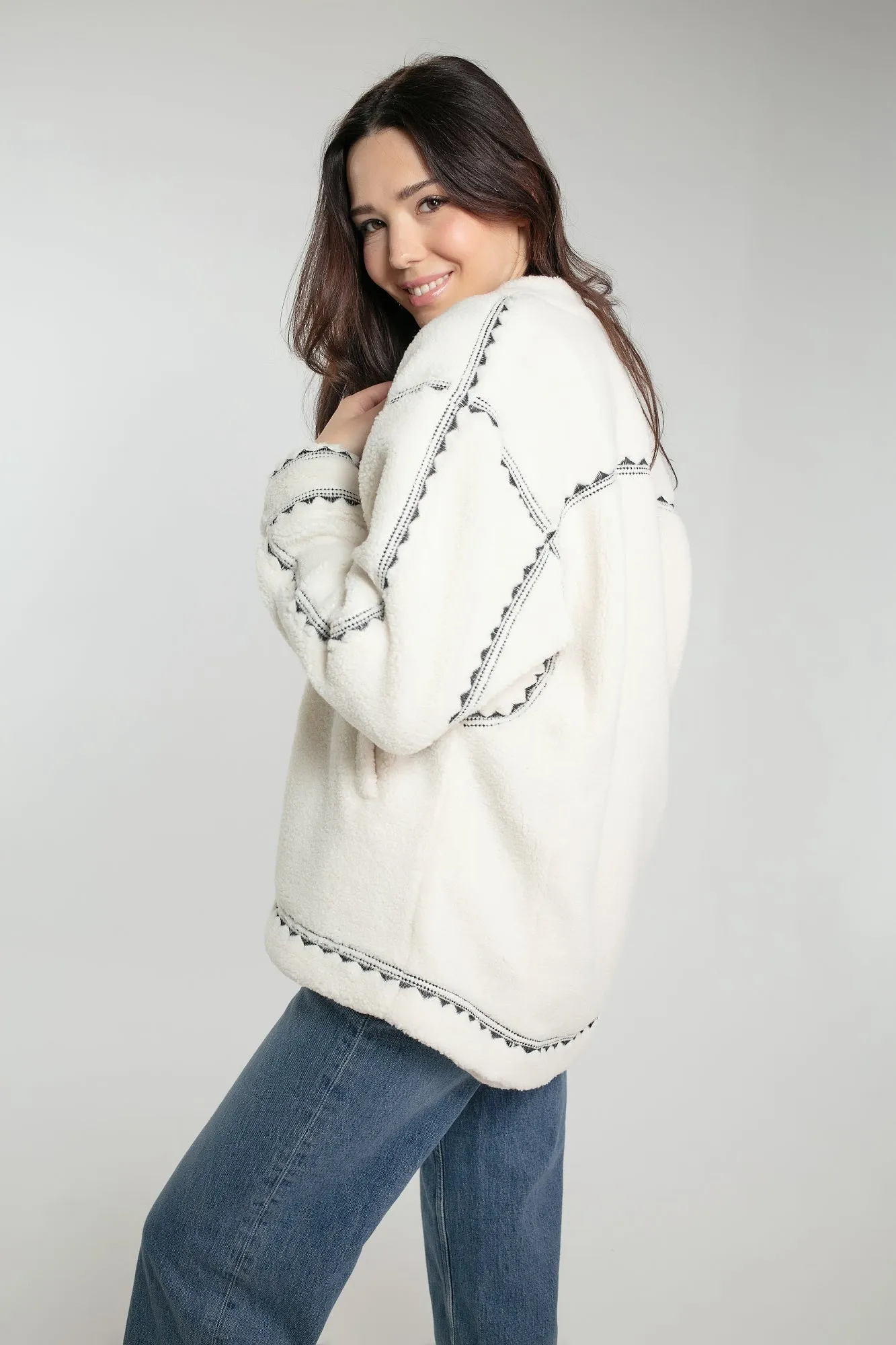 POPPY BORG JACKET