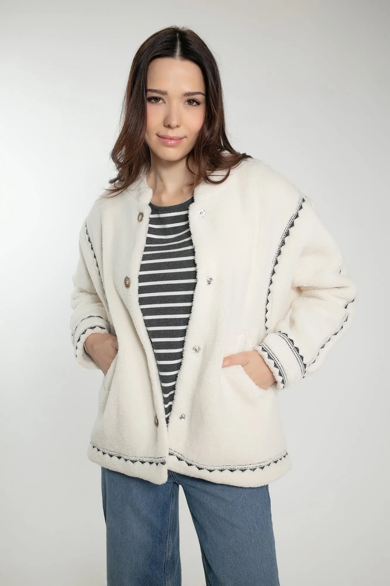 POPPY BORG JACKET