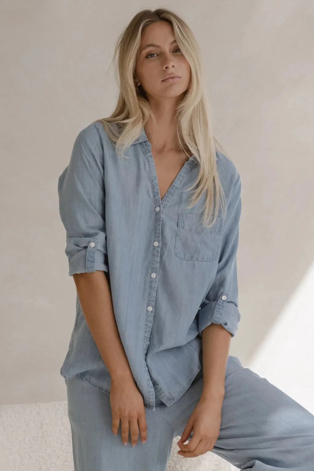 Sass Rye Shirt Chambray
