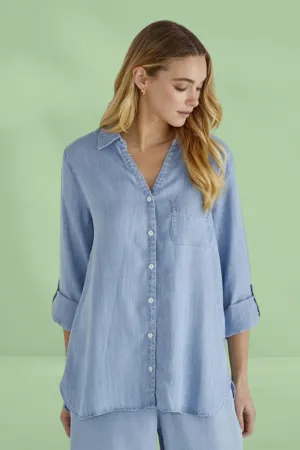 Sass Rye Shirt Chambray