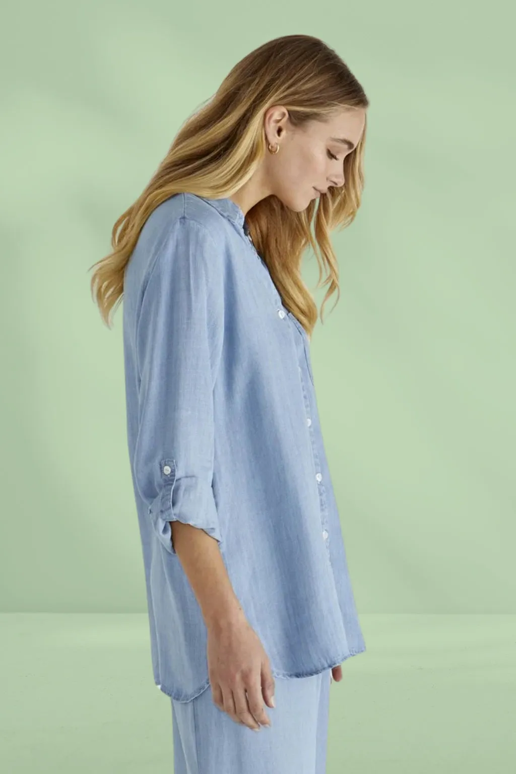 Sass Rye Shirt Chambray