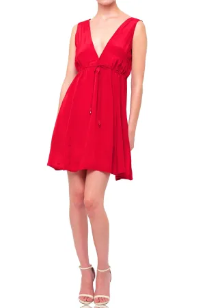 Sleeveless Pink Short Dress Prom