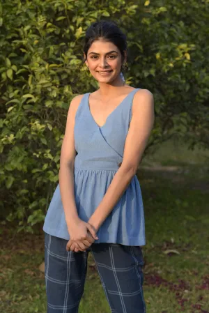 Sleeveless V-Neck Top