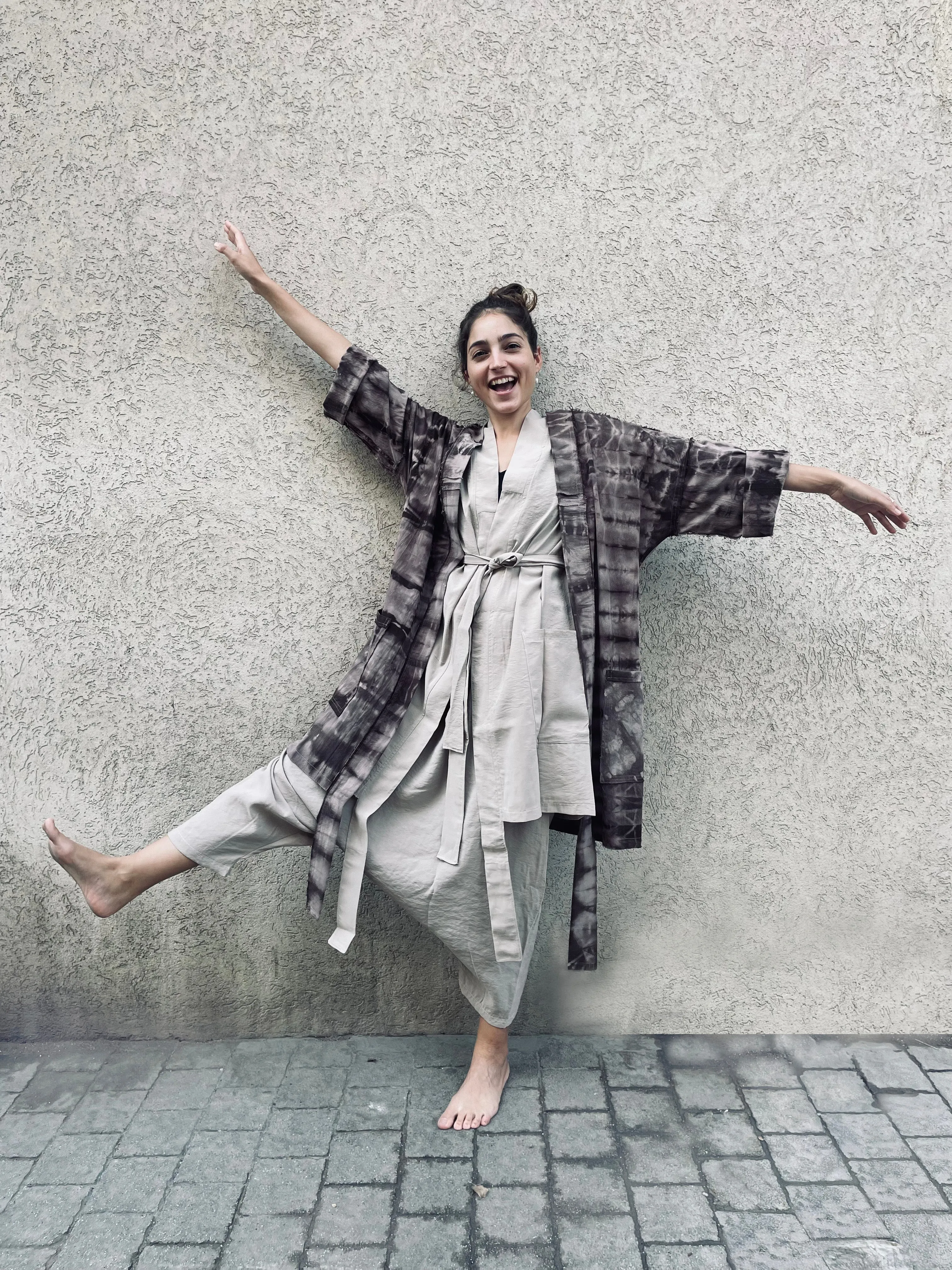 Tiger Cotton Kimono