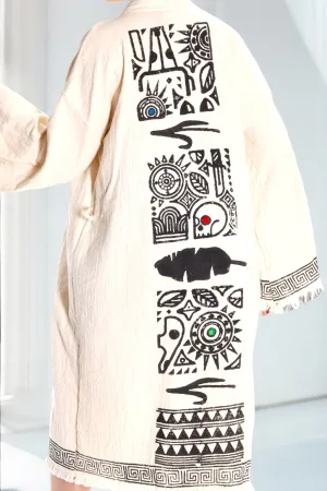 Tribal Sunrise Kimono