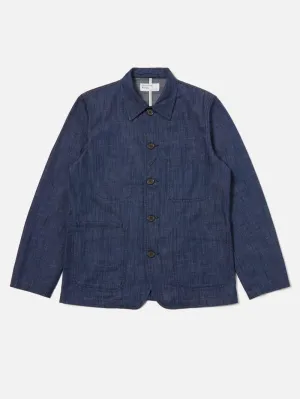 Universal Works Bakers Jacket Indigo Atlantic Denim