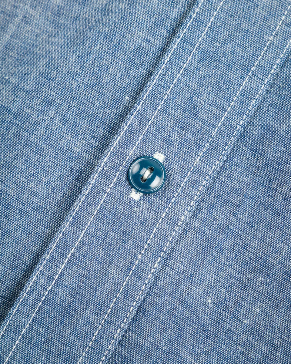 U.S. Navy Chambray L/S Shirt - Light Blue