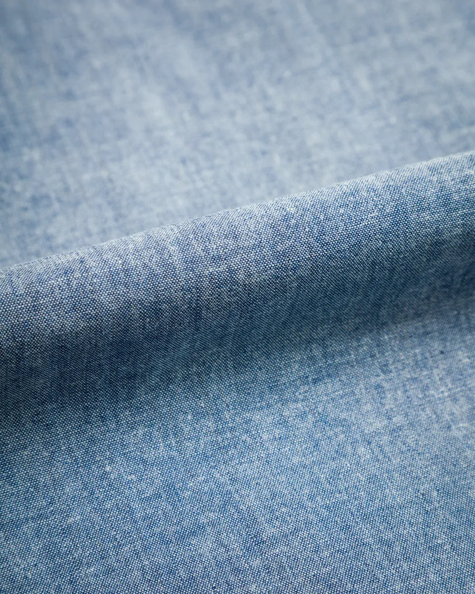 U.S. Navy Chambray L/S Shirt - Light Blue