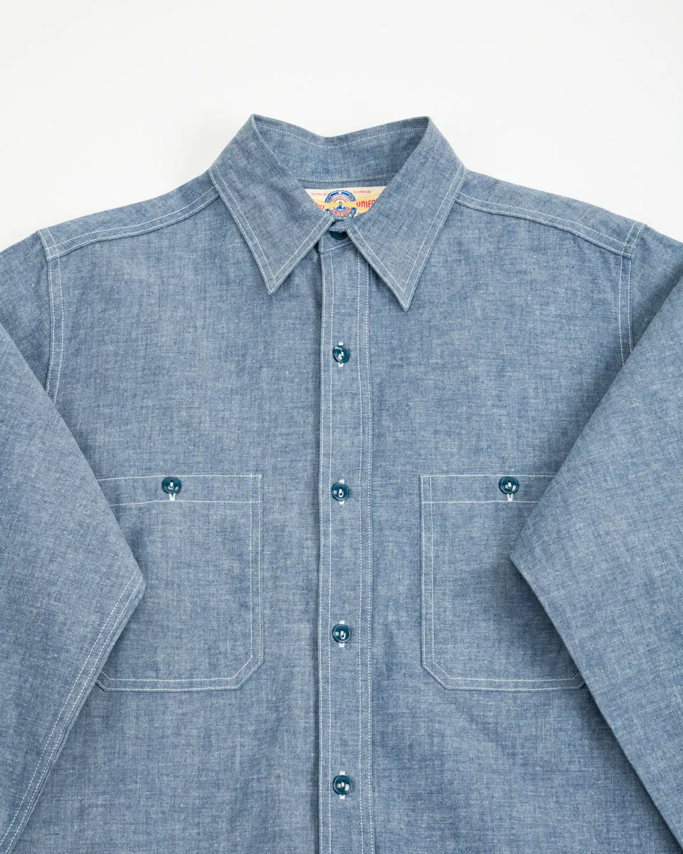 U.S. Navy Chambray L/S Shirt - Light Blue