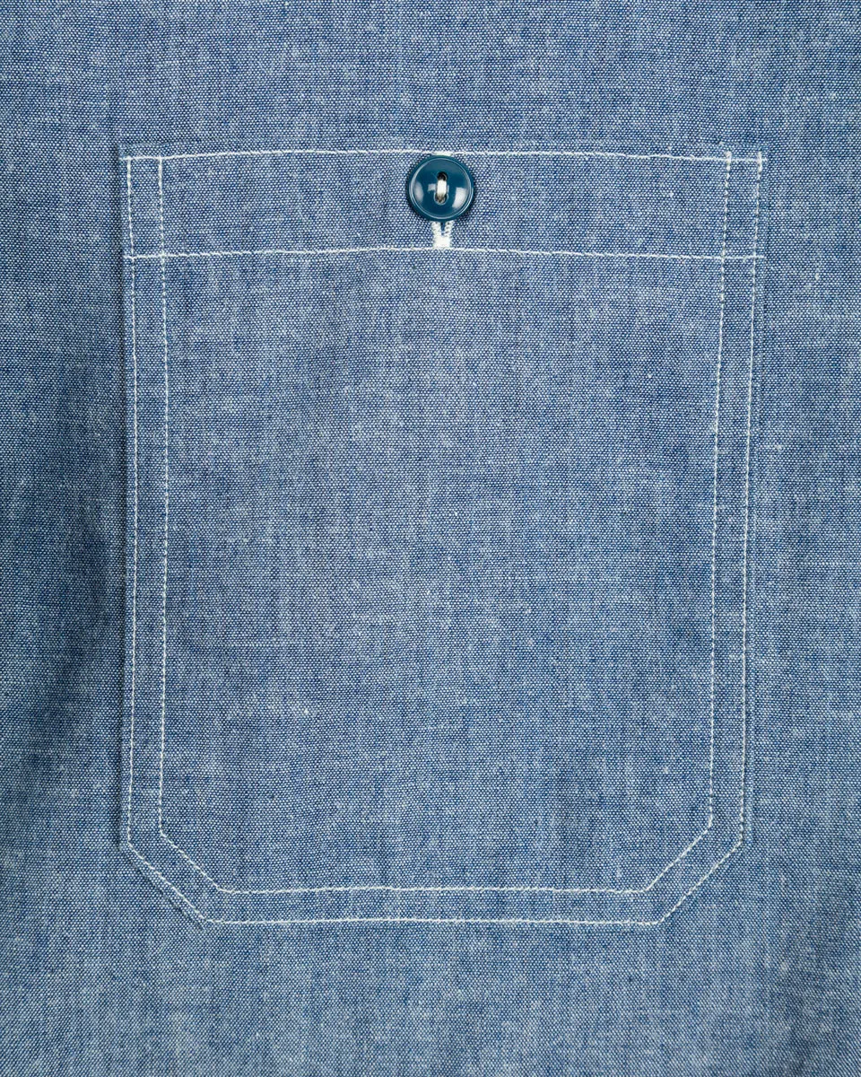 U.S. Navy Chambray L/S Shirt - Light Blue