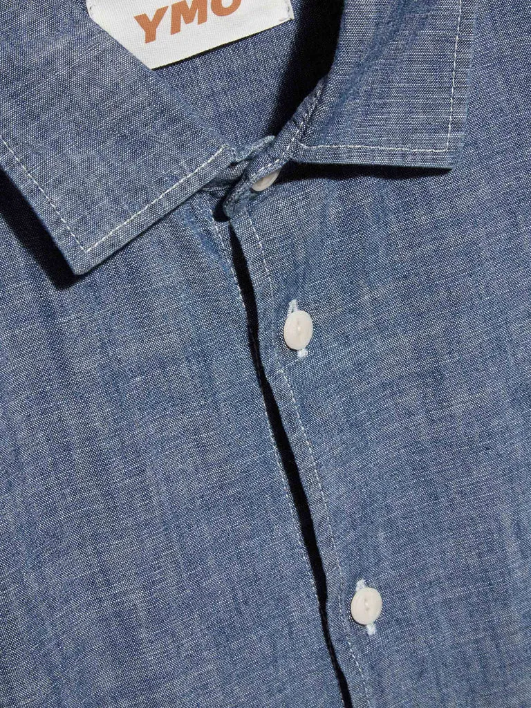 YMC Curtis Shirt in Light Indigo